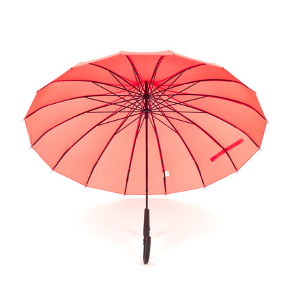 Boutique Classic Pagoda Umbrella in Coral