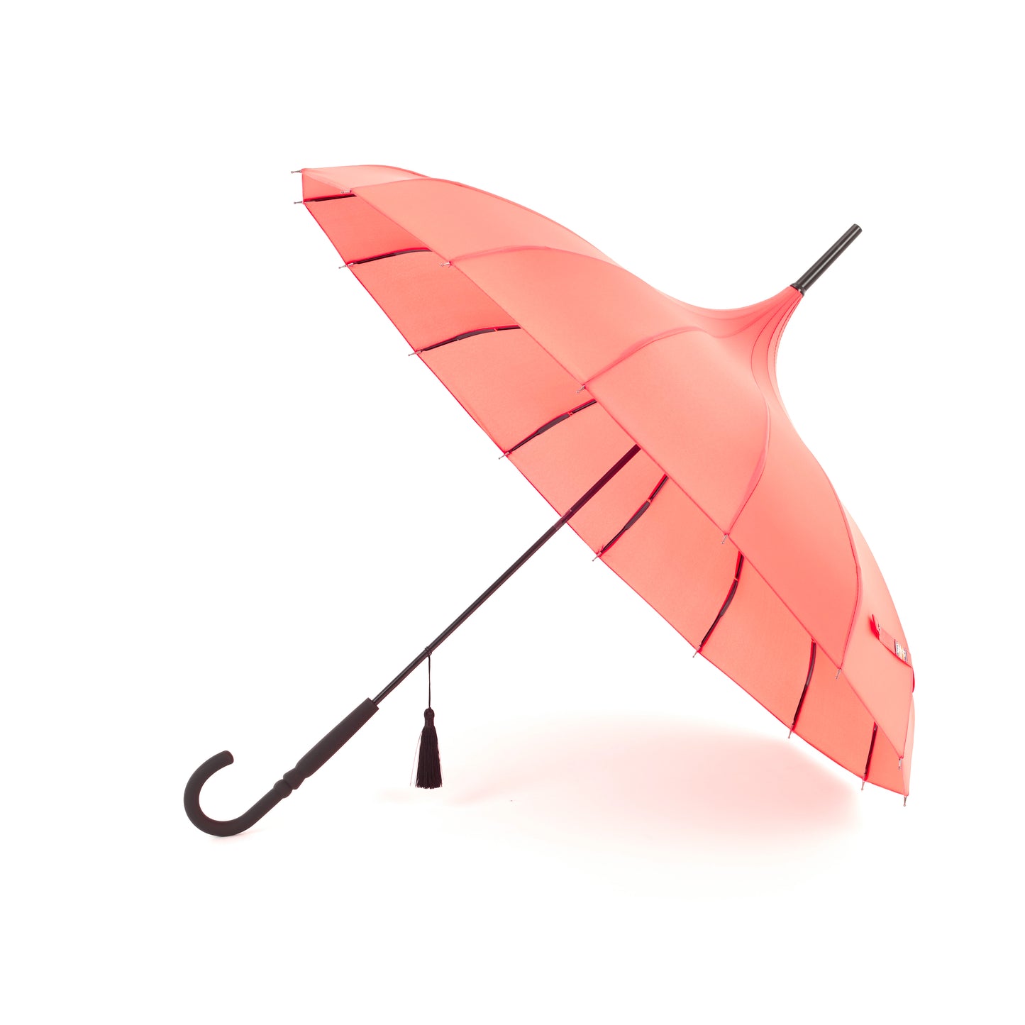 Boutique Classic Pagoda Umbrella in Coral