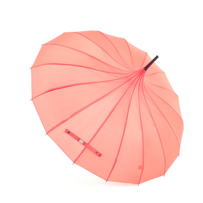 Boutique Classic Pagoda Umbrella in Coral