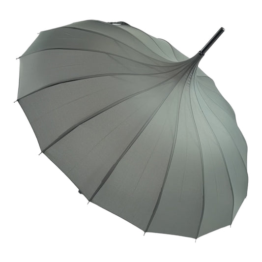 Boutique Classic Pagoda Umbrella in Grey