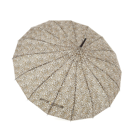 Boutique Classic Pagoda Umbrella in Leopard Print