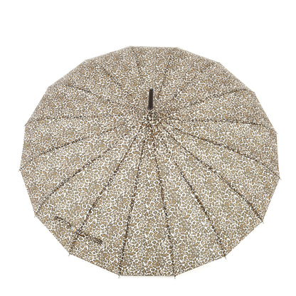 Boutique Classic Pagoda Umbrella in Leopard Print