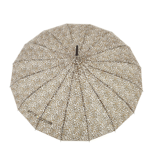 Boutique Classic Pagoda Umbrella in Leopard Print