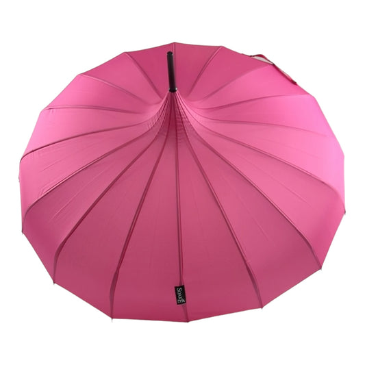 Boutique Classic Pagoda Umbrella in Rose Red