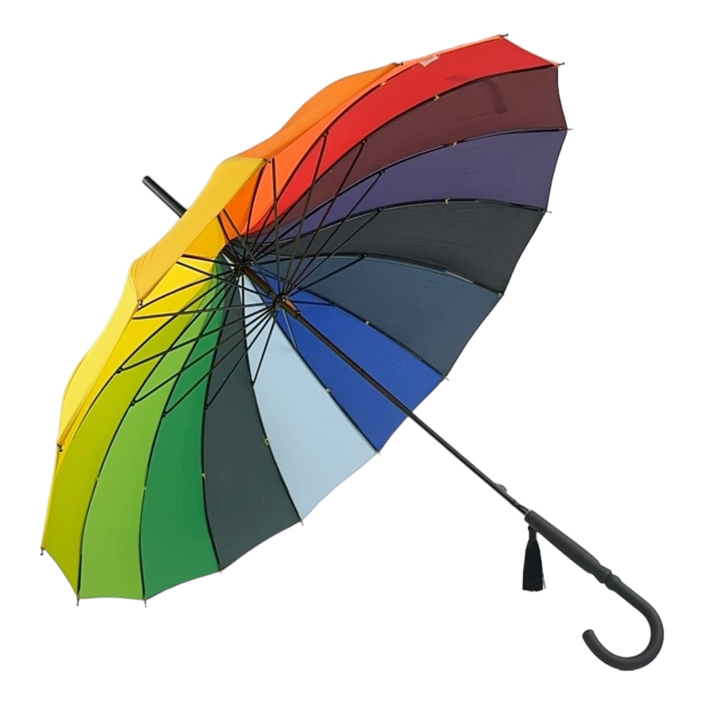 Boutique Classic Pagoda Umbrella in Rainbow