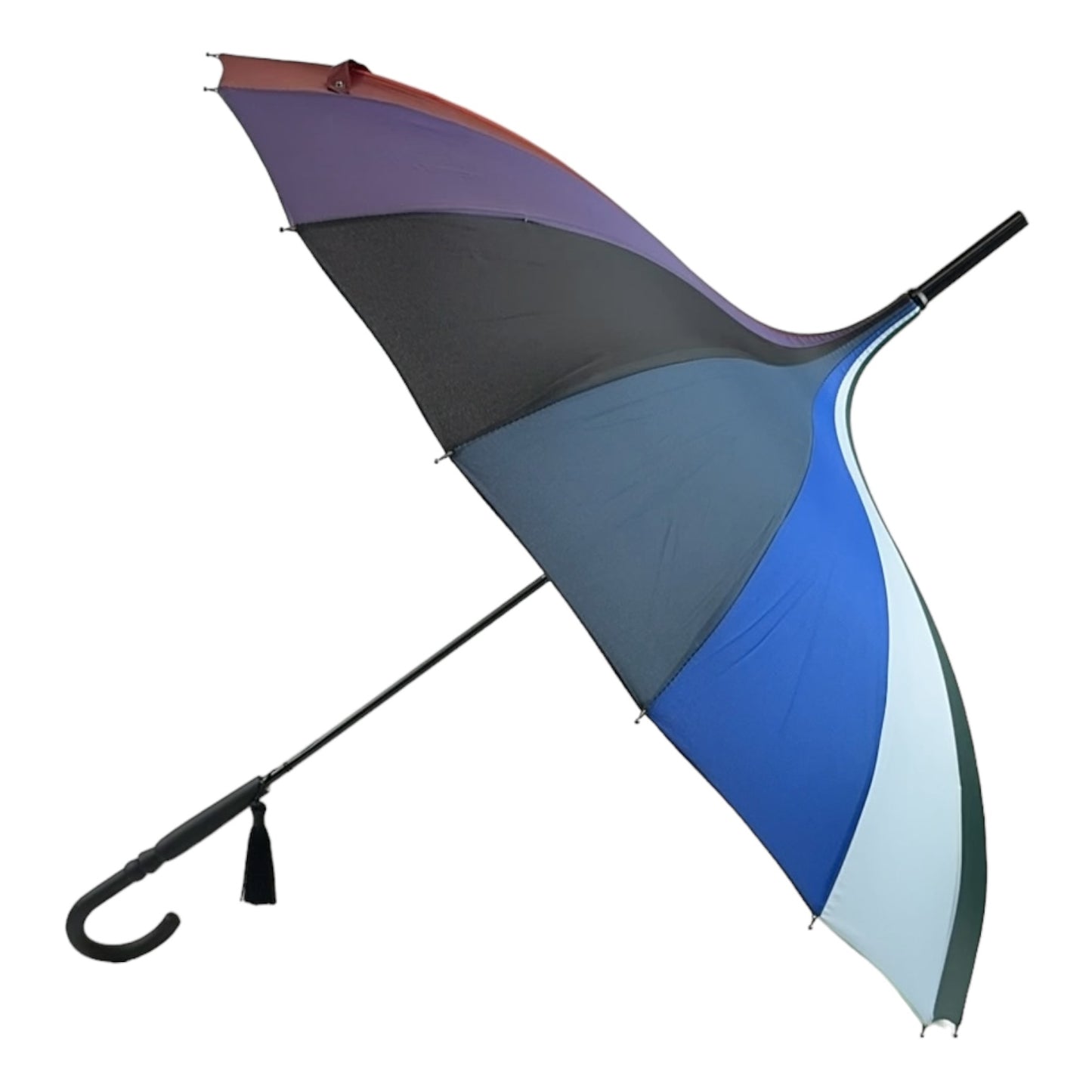 Boutique Classic Pagoda Umbrella in Rainbow