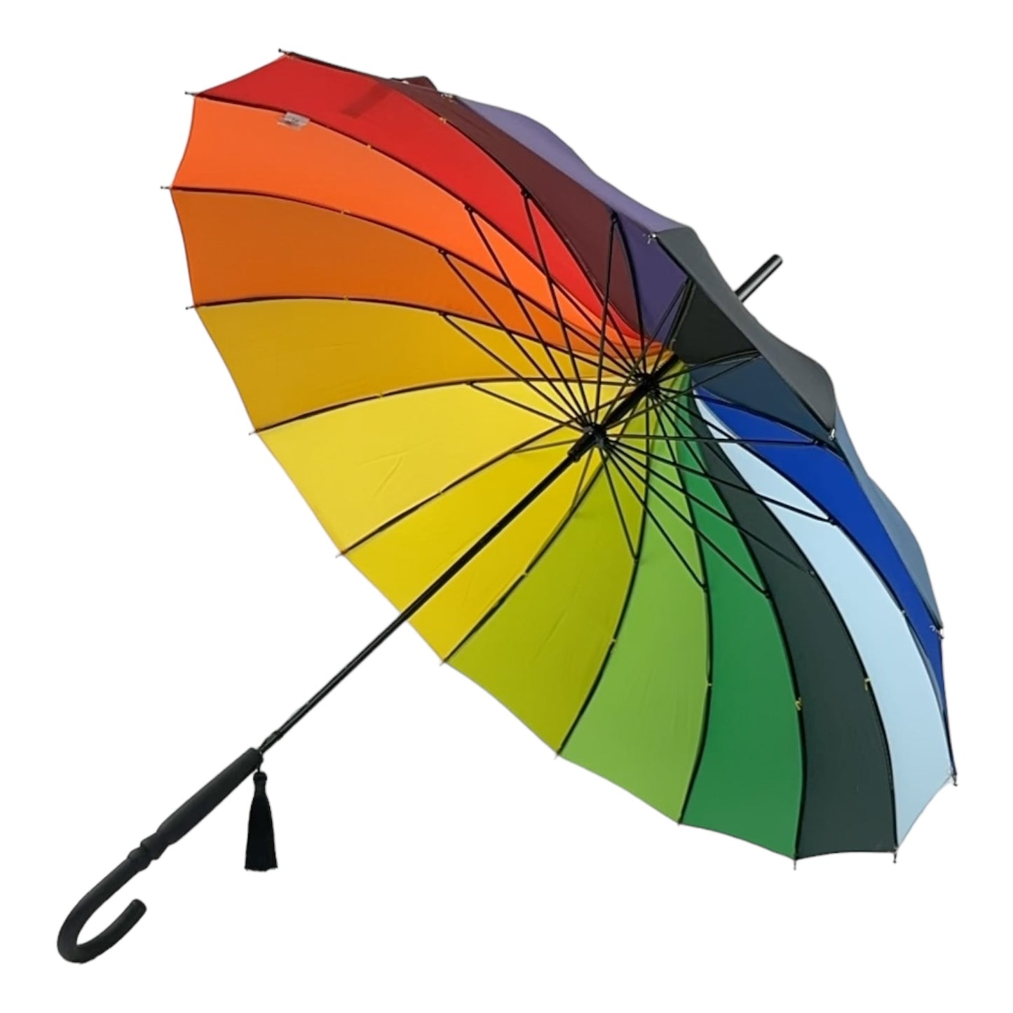 Boutique Classic Pagoda Umbrella in Rainbow