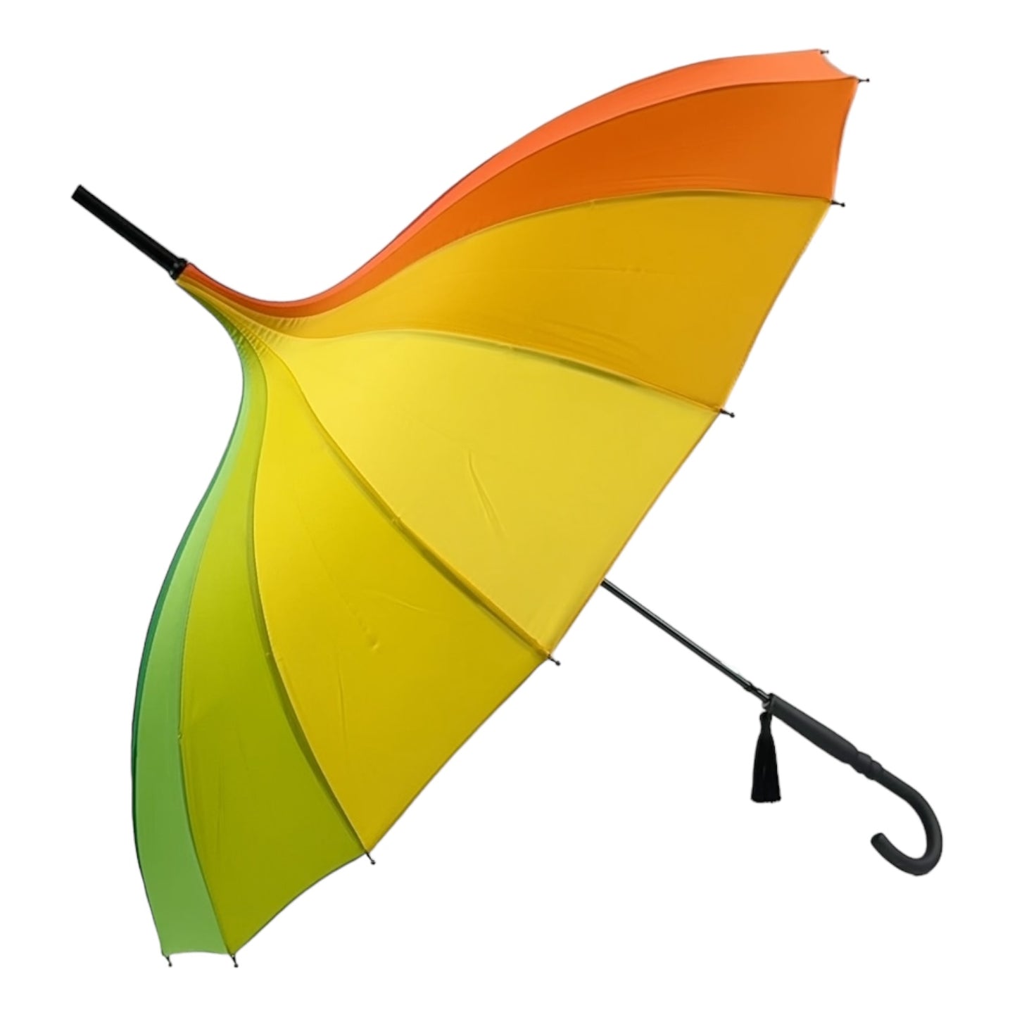 Boutique Classic Pagoda Umbrella in Rainbow
