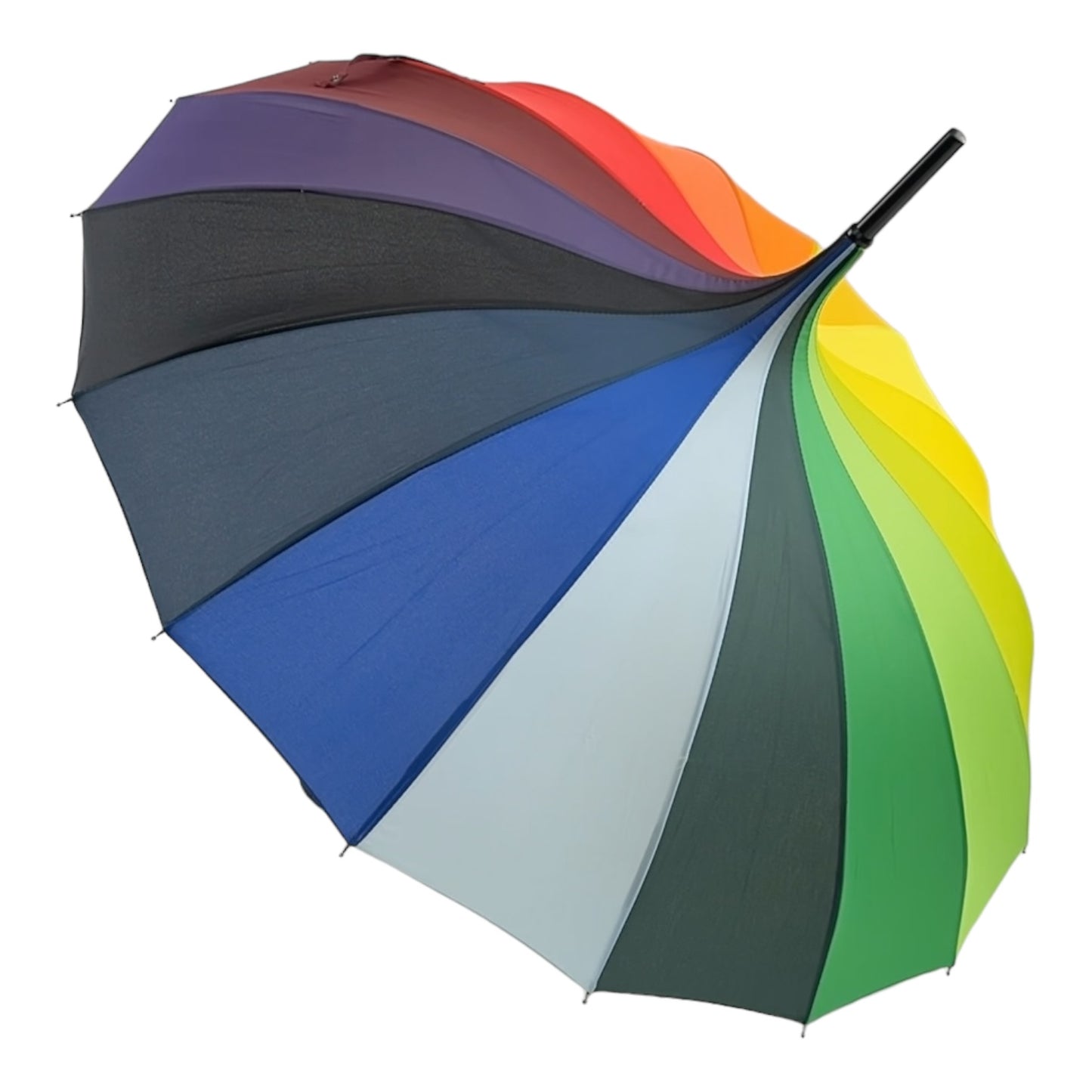 Boutique Classic Pagoda Umbrella in Rainbow