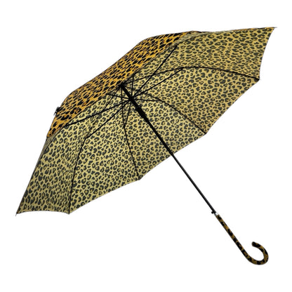 Retro Leopard Print in Saffron Yellow with matching handle