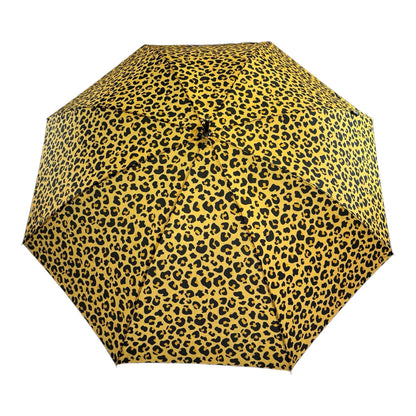Retro Leopard Print in Saffron Yellow with matching handle