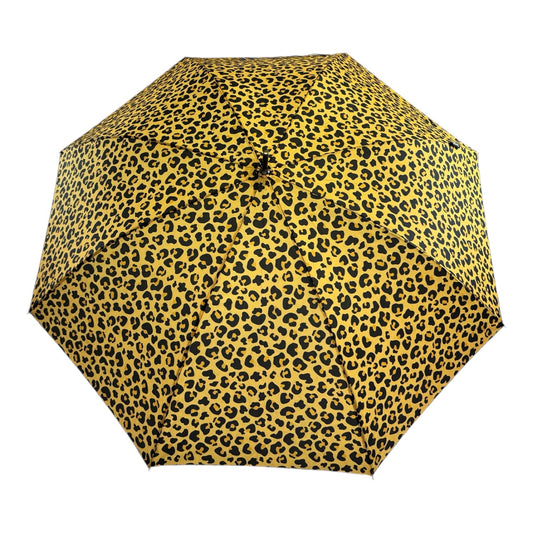 Retro Leopard Print in Saffron Yellow with matching handle