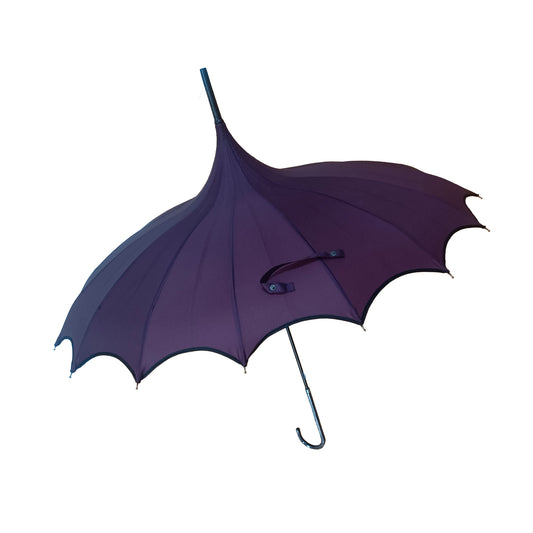 Boutique Scalloped Edge Pagoda - Plum