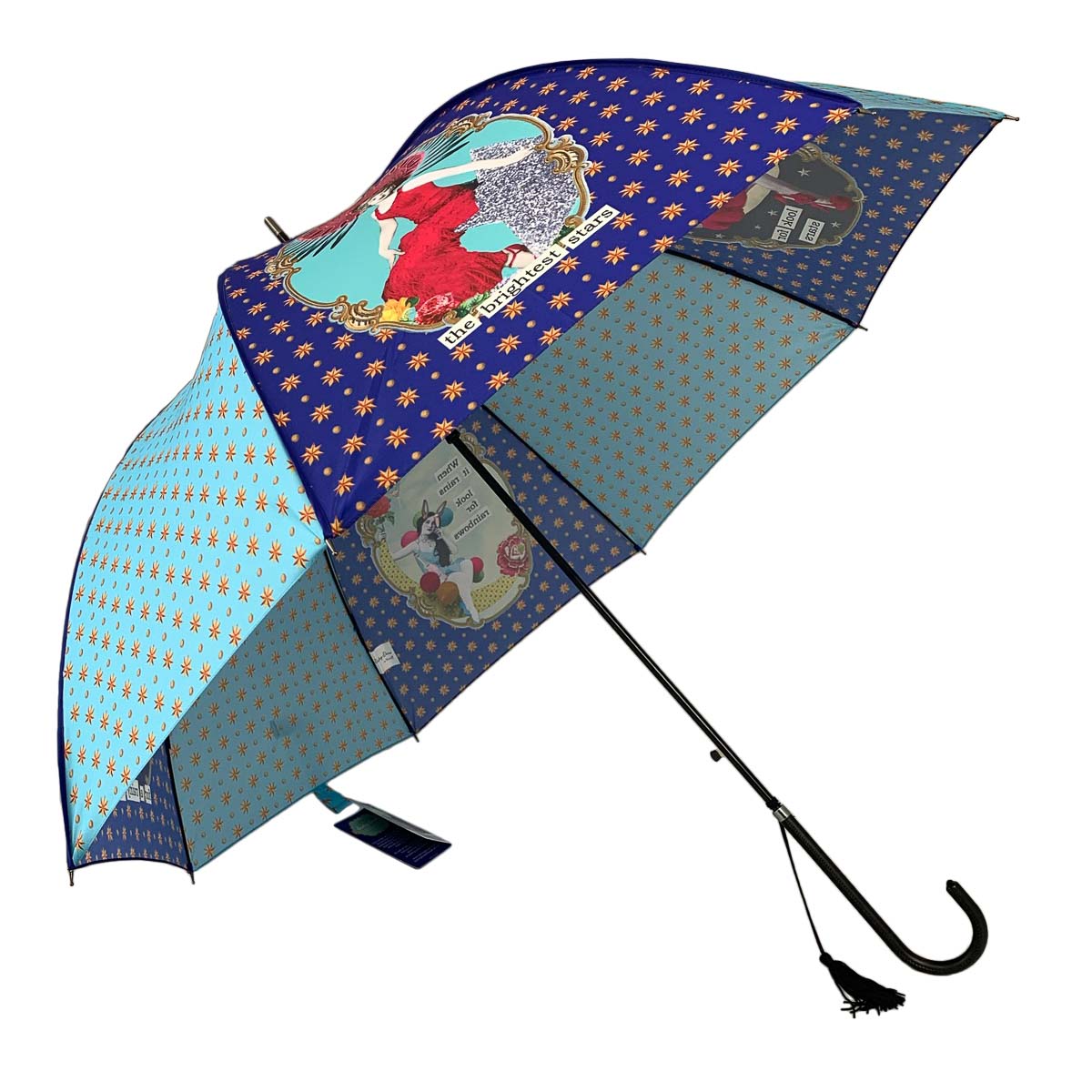 Darling Divas Moons and Stars Boutique Umbrella