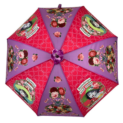 Darling Divas Raindrops and Roses Boutique Umbrella