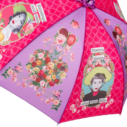 Darling Divas Raindrops and Roses Boutique Umbrella