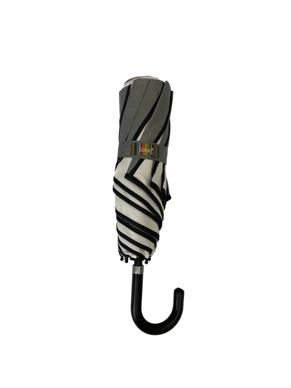 Everyday Swirl Folding Umbrella Charcoal/Cream