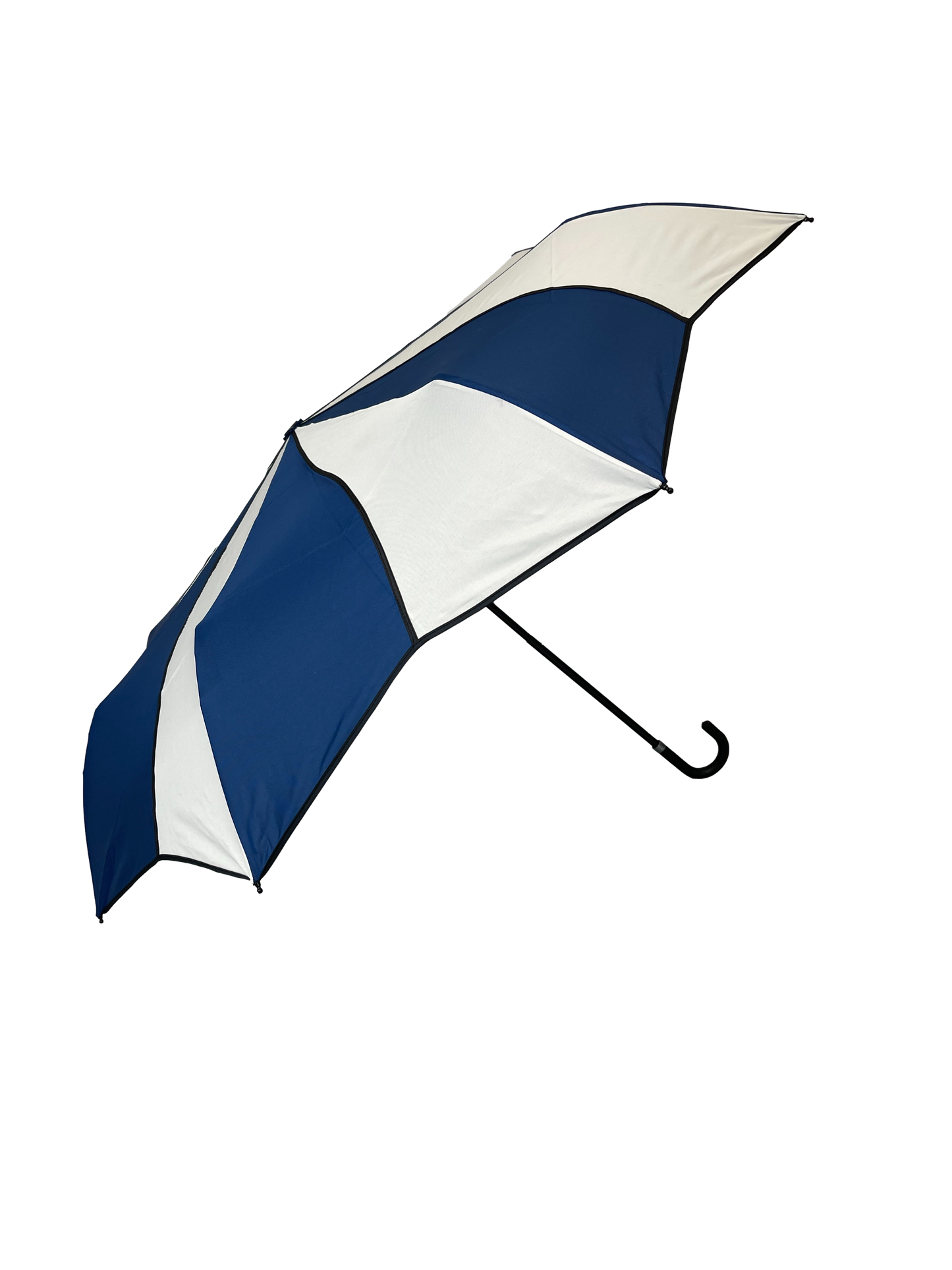 Everyday Swirl Folding Umbrella Navy/Cream