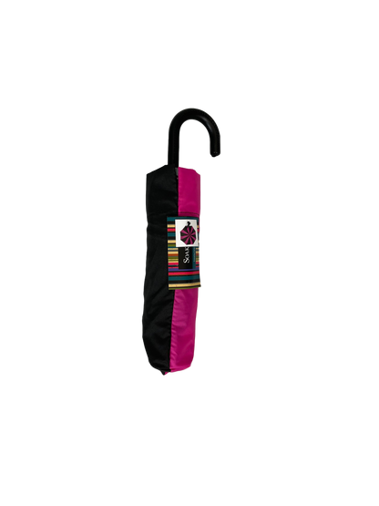 Everyday Swirl Folding Umbrella Pink/Black