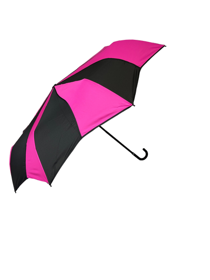 Everyday Swirl Folding Umbrella Pink/Black