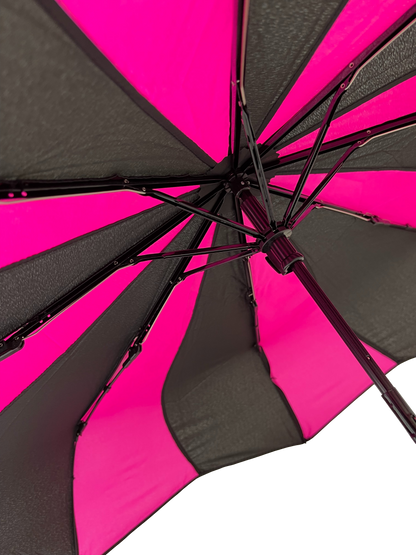Everyday Swirl Folding Umbrella Pink/Black