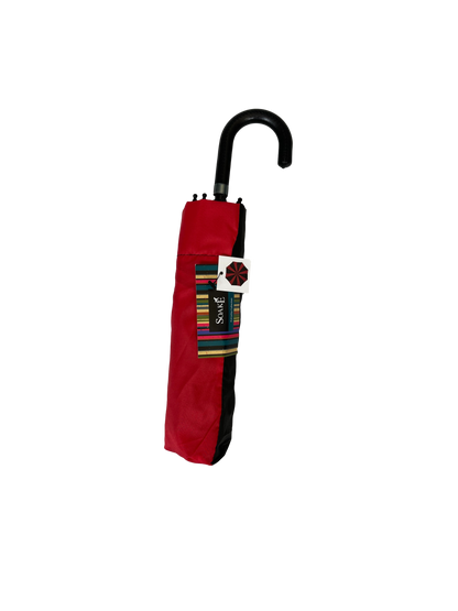 Everyday Swirl Folding Umbrella Red/Black