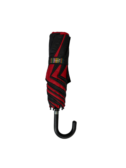 Everyday Swirl Folding Umbrella Red/Black