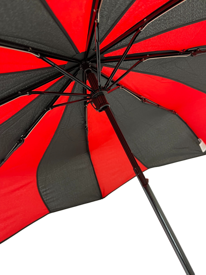 Everyday Swirl Folding Umbrella Red/Black