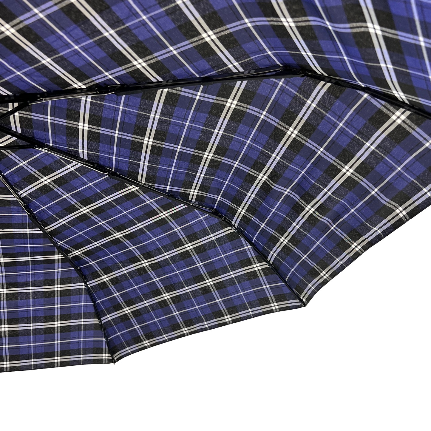 Everyday Tartan Folding Umbrella Purple