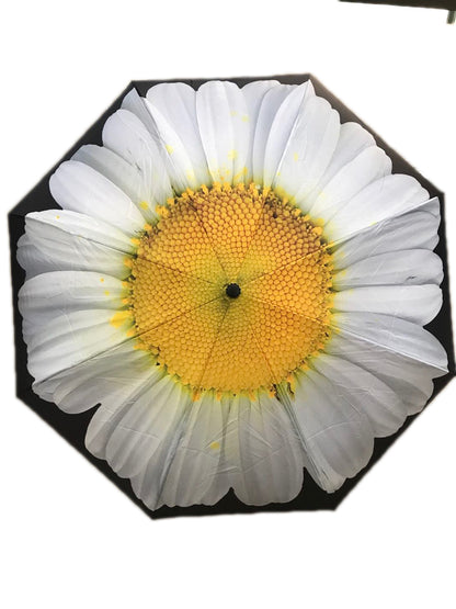 Everyday Inside Out Umbrella White Daisy Stick
