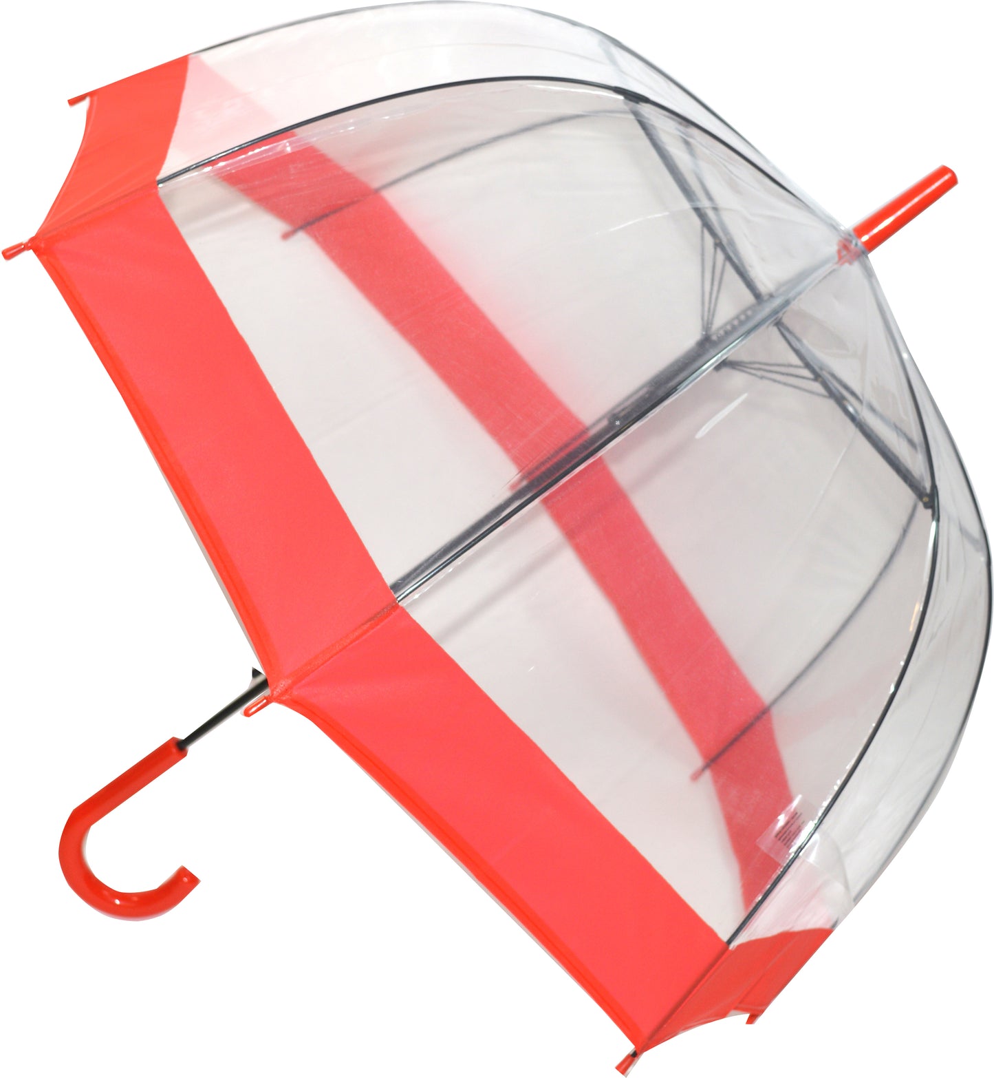 Everyday Auto Clear Dome Umbrella Red  STICK
