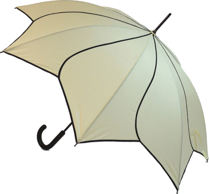 Everyday Swirl Stick Umbrella  Beige
