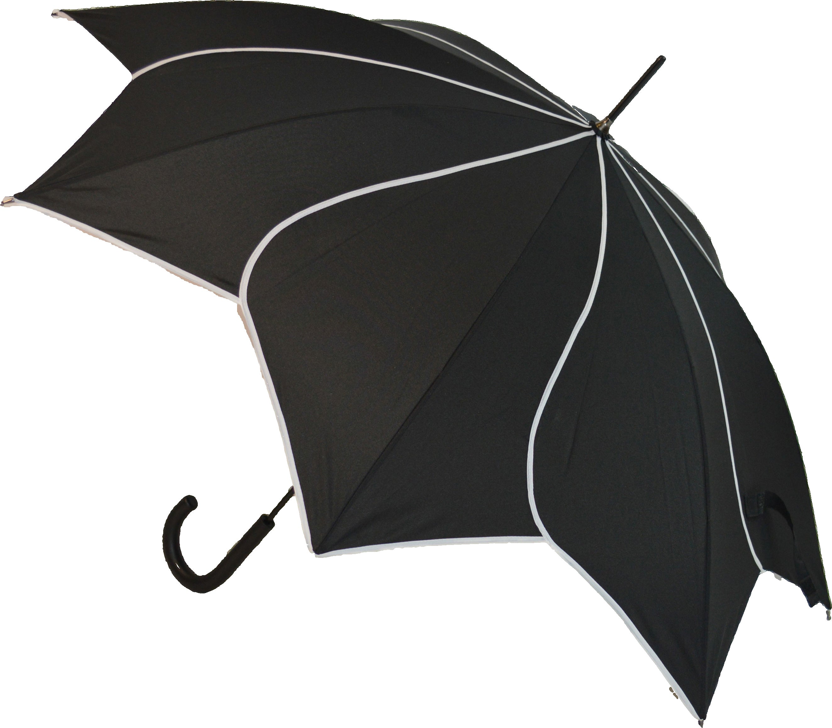 Soake Everyday Swirl Stick Umbrella Black – SOAKE