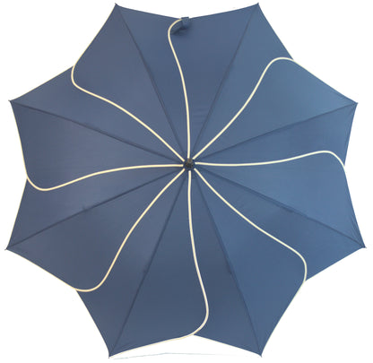 Everyday Swirl Stick Umbrella Navy