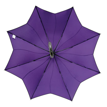 Everyday Swirl Stick Umbrella Plum