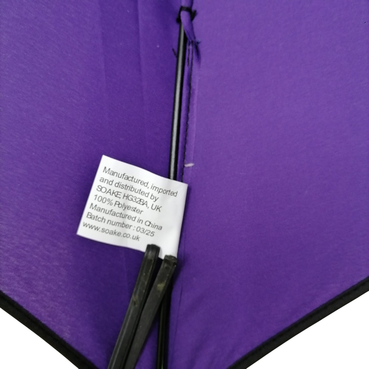 Everyday Swirl Stick Umbrella Plum