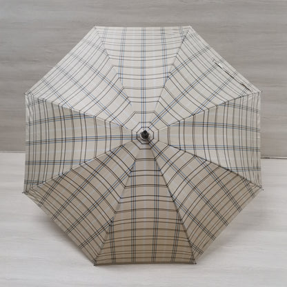 Everyday Tartan Stick Umbrella Cream