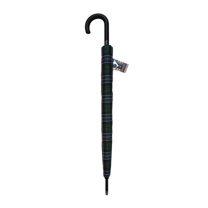 Everyday Tartan Stick Umbrella Green