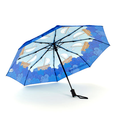 Laura Wall Boats Design Folding Umbrella