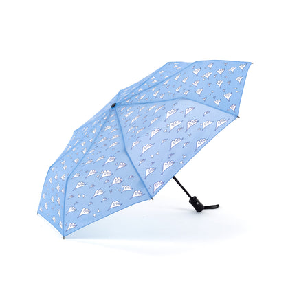 Laura Wall Clouds Design Folding Umbrella