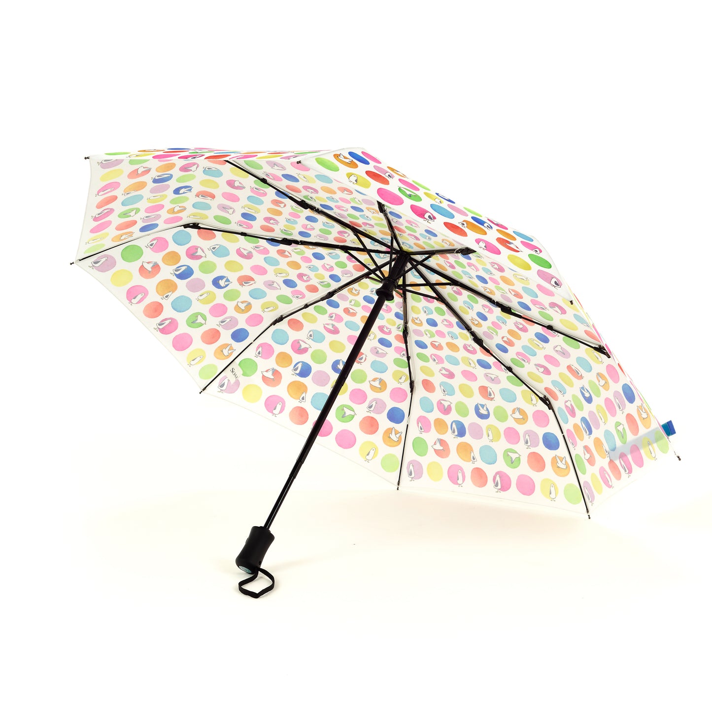 Laura Wall Dots Design Folding Umbrella