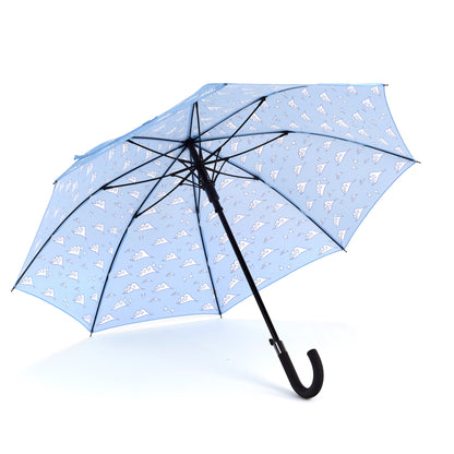 Laura Wall Clouds Design Stick Umbrella