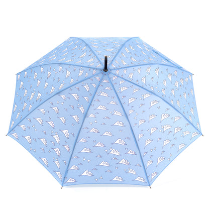 Laura Wall Clouds Design Stick Umbrella