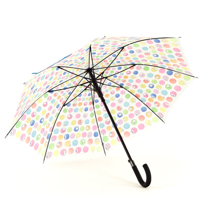 Laura Wall Dots Design Stick Umbrella
