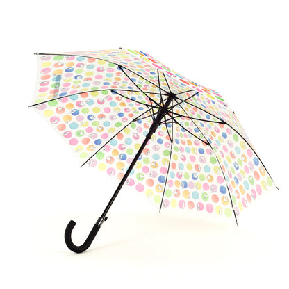 Laura Wall Dots Design Stick Umbrella