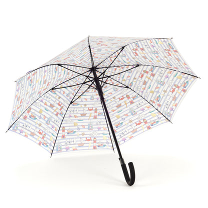 Laura Wall Stripes Design Stick Umbrella