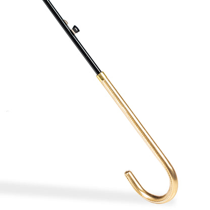 Everyday Giraffe Print (Metallic) Gold Stick Umbrella
