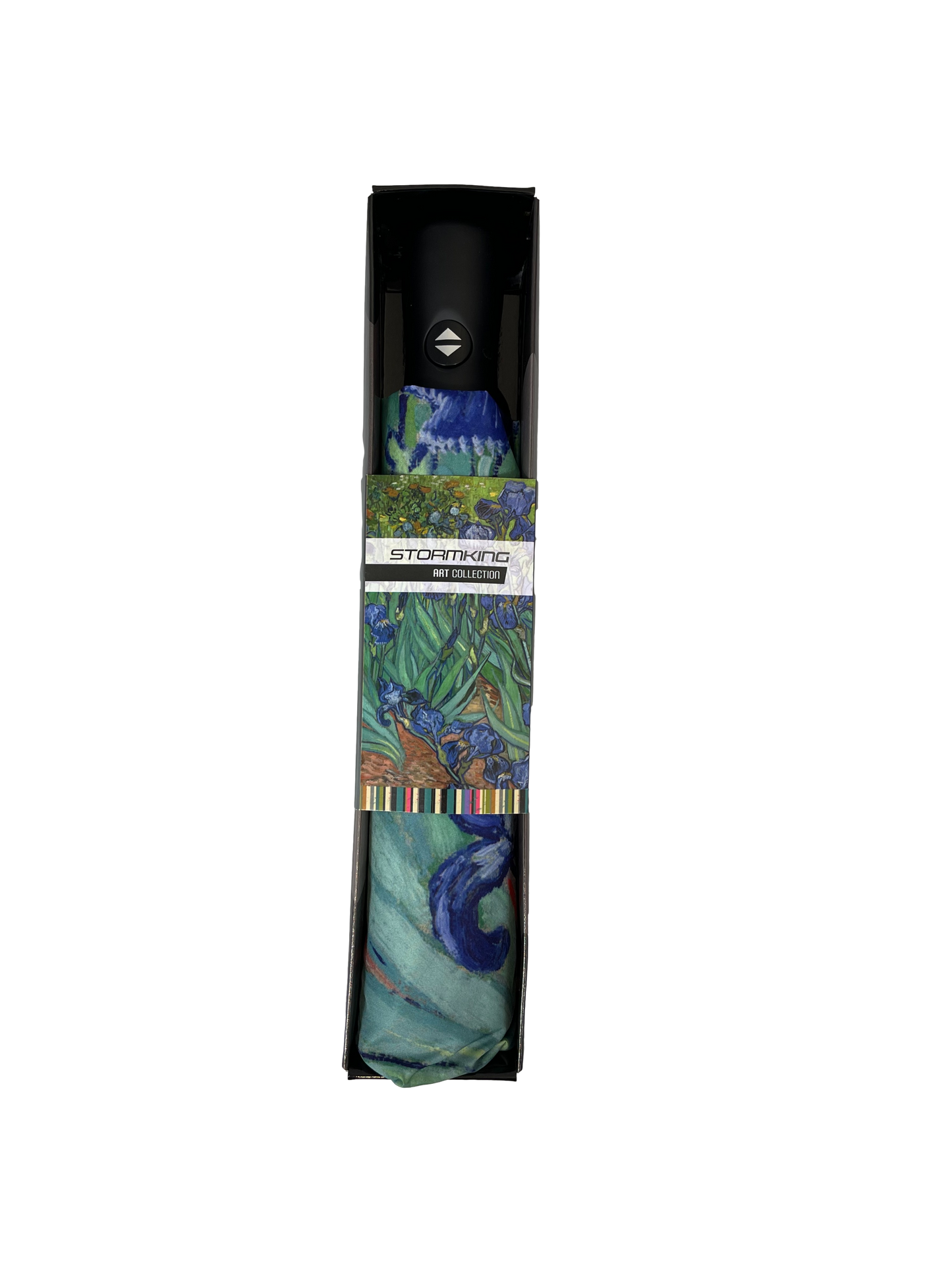 StormKing Folding Art Umbrella Van Gogh Irises by Soake