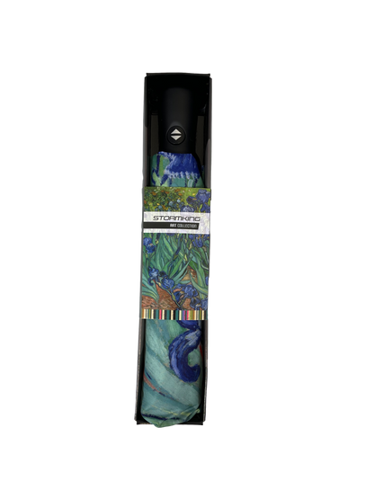 StormKing Folding Art Umbrella Van Gogh Irises by Soake