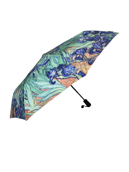 StormKing Folding Art Umbrella Van Gogh Irises by Soake